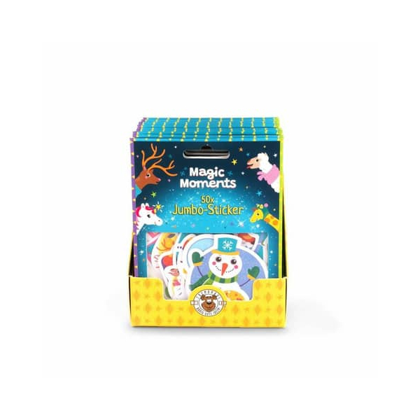 12 Stück Trendhaus Weihnachtsetikett Jumbo Magic Moments sort. 4032722963130 Trendhaus 50 Stück