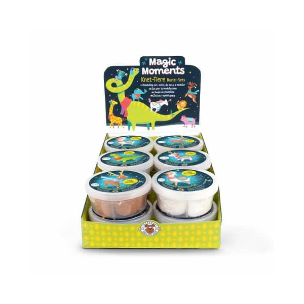 12 Stück Trendhaus Weihn.Bastelset Knete Magic Moments sort 4032722963529 Trendhaus