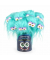 Kugelschreiber Flauschig funky blue