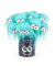 Kugelschreiber Flauschig funky blue