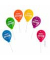 Geburtstagskerze Luftballons sortiert