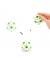 Flummi Auge GitD 5,8cm sortiert