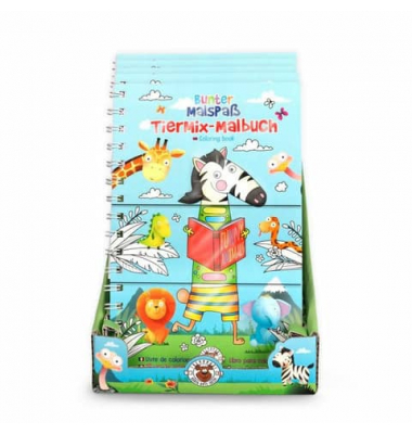 Malbuch Tiermix