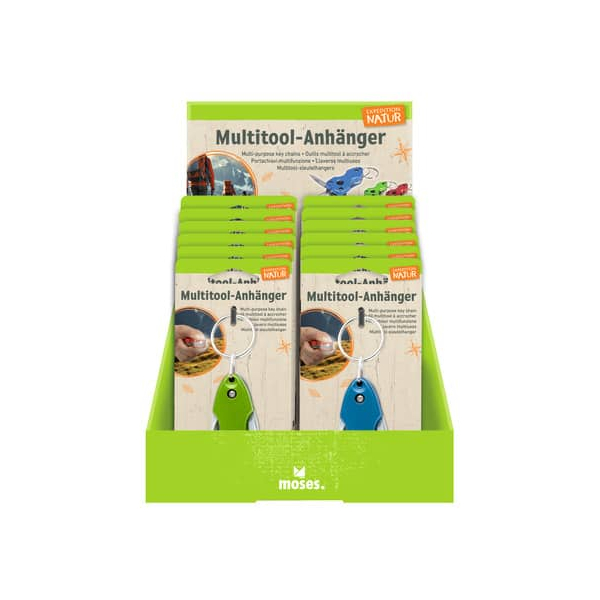 12 Stück Moses Multitool-Anhänger Expedition Natur 4033477098818 Moses
