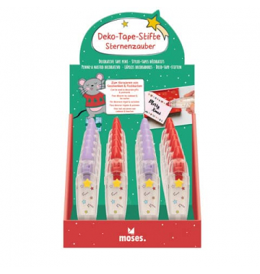 Deko-Tape-Stift Sternenzauber 2fach sort