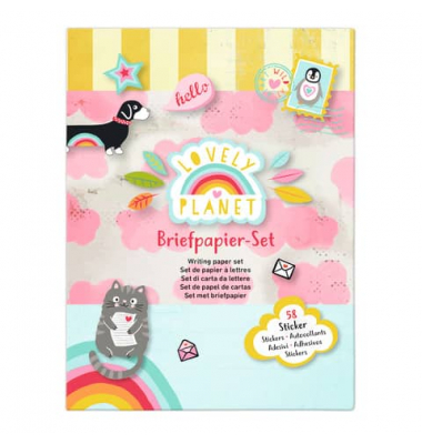 Briefpapier-Set A5 Lovely Planet
