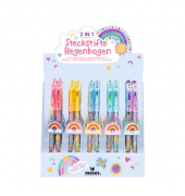 Steckstift mit Radierer 2in1 Regenbogen