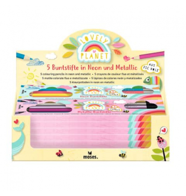 Buntstift Lovely Planet Neon & Metallic