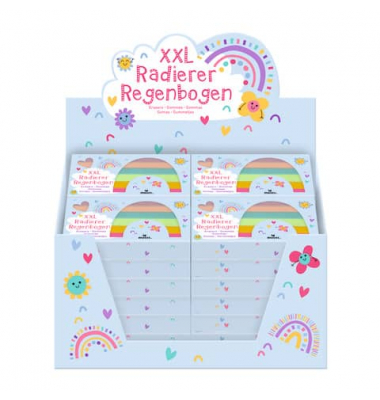 Radierer XXL Regenbogen