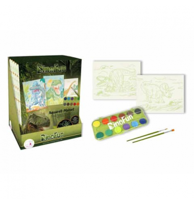 Malset Aquarell Dino