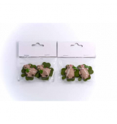 Glücksbringer Schwein auf Klee 2ST sort