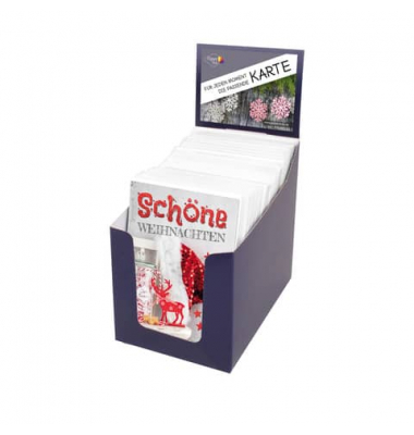 Weihnachtskarte Glitzer