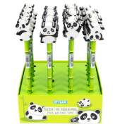 Bleistift Bleistift Panda, 42140, Härte HB, grün, mit Radiergummi