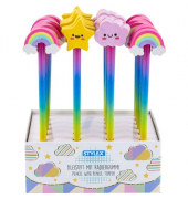 Bleistift Bleistift Regenbogen, 42143, Härte HB, bunt, mit Radiergummi