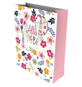 Geschenktasche 463001, Liebe, Kordelband mit Geschenkanhänger, Alles Liebe, 180mm x 230mm
