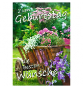 Geburtstagskarten 01-355 Blumen