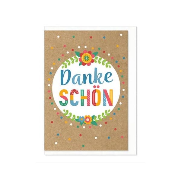 6 Stück Komma Dankeskarten 01-643 4057319016433 Komma