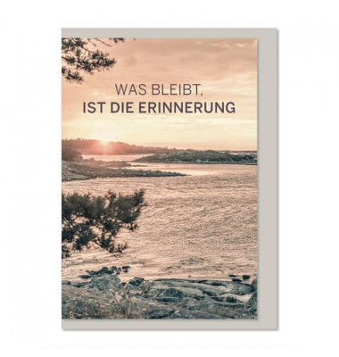 Trauerkarten 04-670 weiß/schwarz