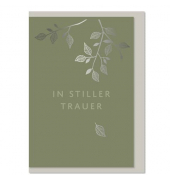 Trauerkarten 04-710 weiß/schwarz
