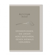 Trauerkarten 04-725 weiß/schwarz