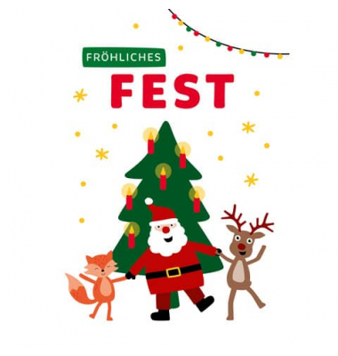 Weihnachtspostkarte