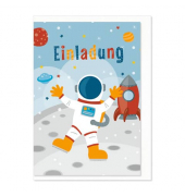 Einladungskarten 50-028 Astronaut