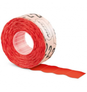 Auszeichnungsetiketten 22x12mm 6RL rot