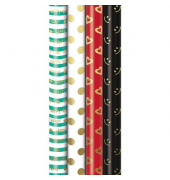 Geschenkpapier 33013 5A5103, Foil Fines, farbig sortiert