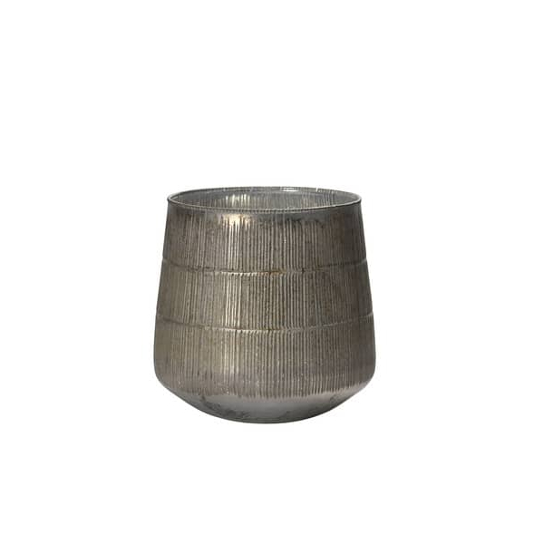 4060706047323 - Windlicht 651568015802 grau 15x15cm (HxB)  4060706047323 Alpedia