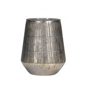 Windlicht 651568020802 Windlicht grau 17x20cm (HxB) 