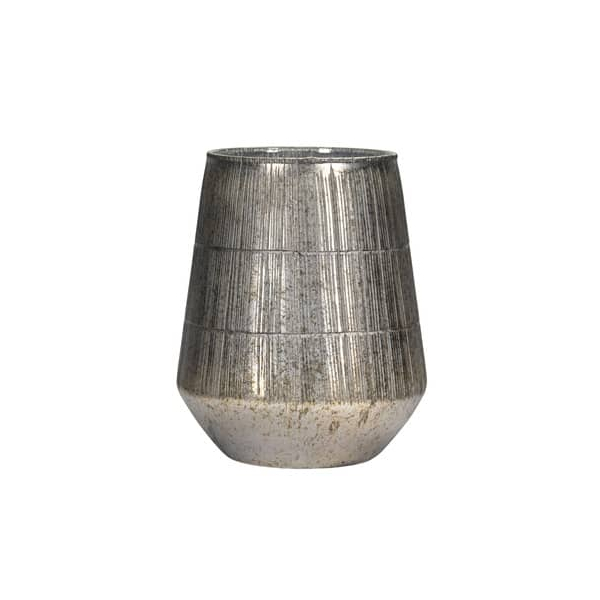 Alpedia Windlicht 651568020802 Windlicht grau 17x20cm  4060706047330 Alpedia