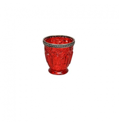 Windlicht 650770007402 rot 