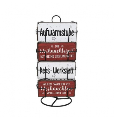 Weihn. Schild Eisen sortiert