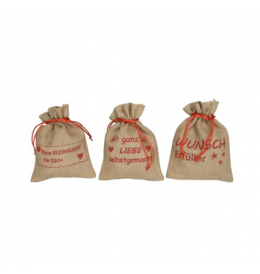 Weihn.Jutesack natur sortiert