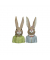 Osterhase Polyresin bunt sortiert