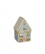 Windlicht 660677000501 Haus hellblau 10x8cm 