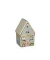 Windlicht 660677000501 Haus hellblau 10x8cm 