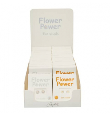 Ohrstecker Flower Power sortiert