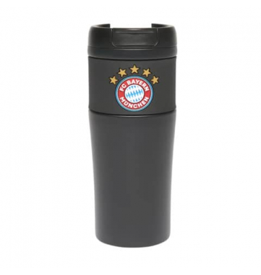 Thermobecher 500ml Logo schwarz