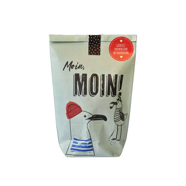4250144762104 - Wundertüte 63592  Moin Moin 14x22cm (BxL) in Papiertüte 4250144762104 WUNDERLE
