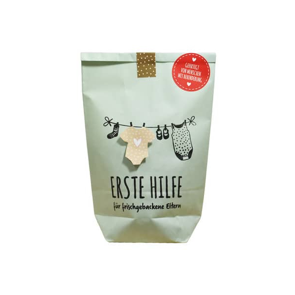 4250144762135 - Wundertüte 63595  Frisch gebackene Eltern- Erste Hilfe 14x22cm (BxL) in Papiertüte 4250144762135 WUNDERLE