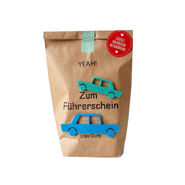 4250144788203 - Wundertüte 63626  Zum Führerschein 14x22cm (BxL) in Papiertüte 4250144788203 WUNDERLE