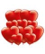 Herzluftballon 10ST  rot