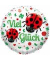 Folienballon Viel Glück Marienkäfer