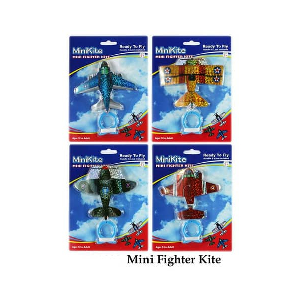 24 Stück Alpedia Mini-Drachen Flugzeug 4fach sortiert 4260059595384 Head