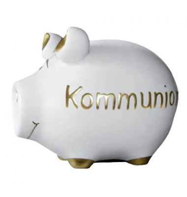 Spardose Schwein (klein) 101225 , "Kommunion"