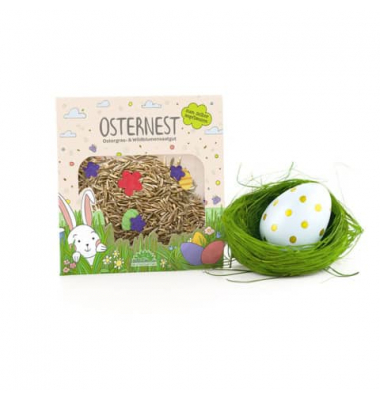 Osternest OstergrasWildblumensaatgut
