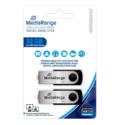 USB-Stick MR911-2, schwarz/silber, ohne, USB 2.0, 32 GB