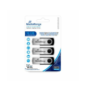 USB-Stick MR910-3 MR910-3, schwarz/silber, ohne, USB 2.0, 16 GB