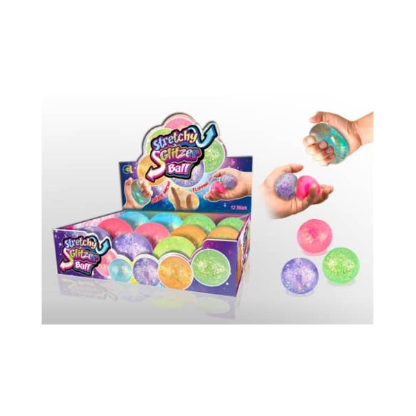 12 Stück Alpedia Spielball Glitzer sortiert 4260612168154 Head